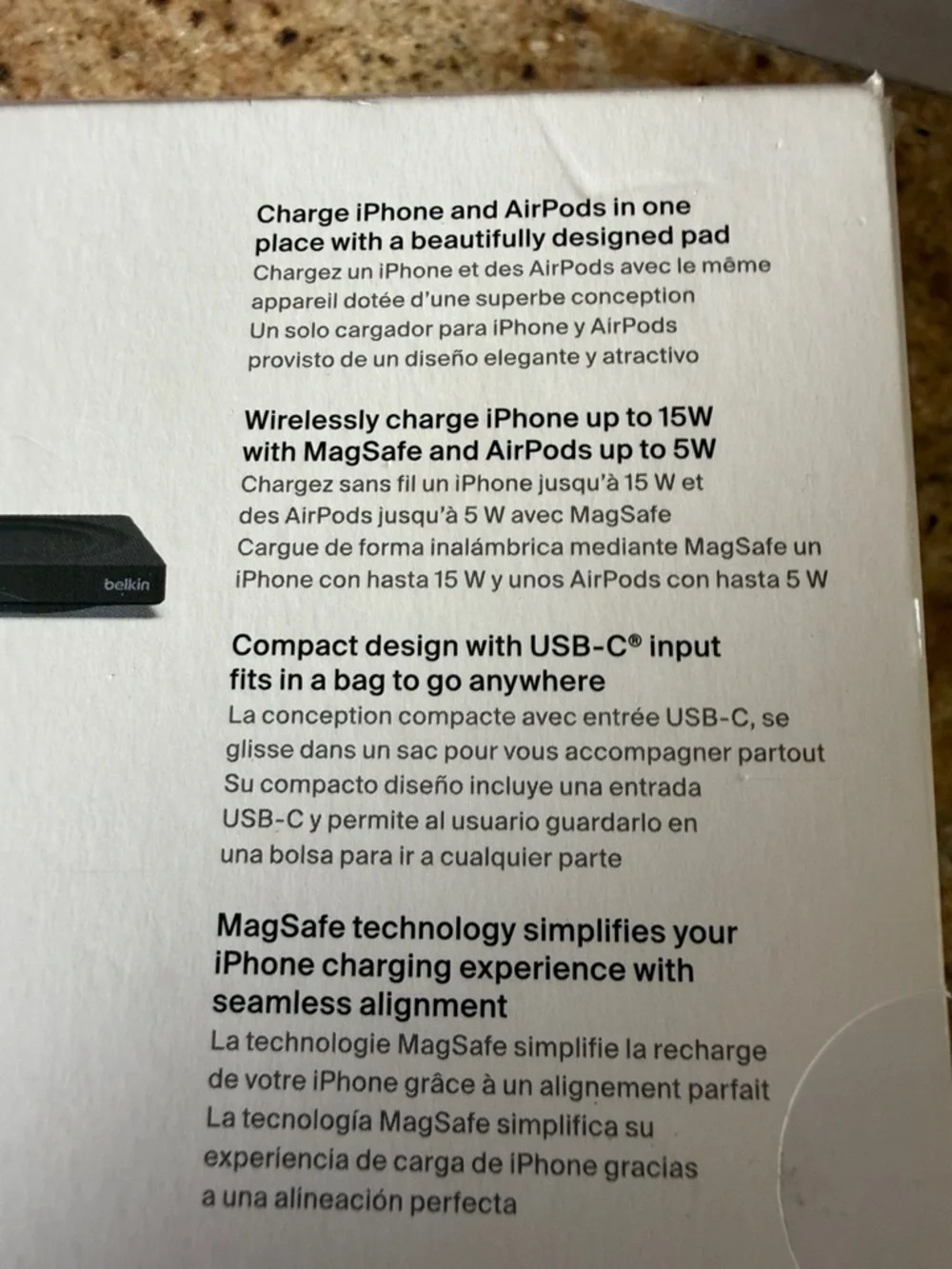 belkin BoostCharge Pro 2-in-1 Wireless Charging Pad